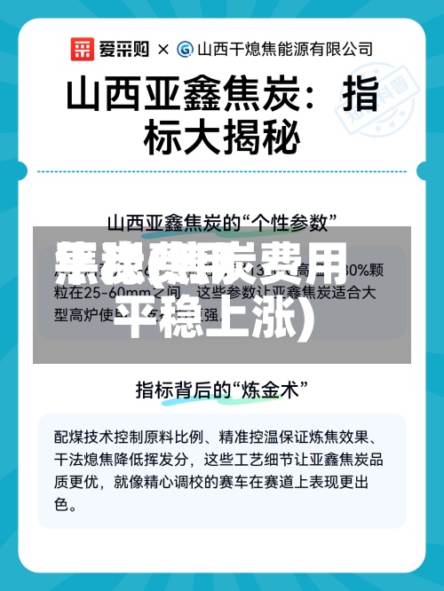 焦炭费用平稳(焦炭费用平稳上涨)