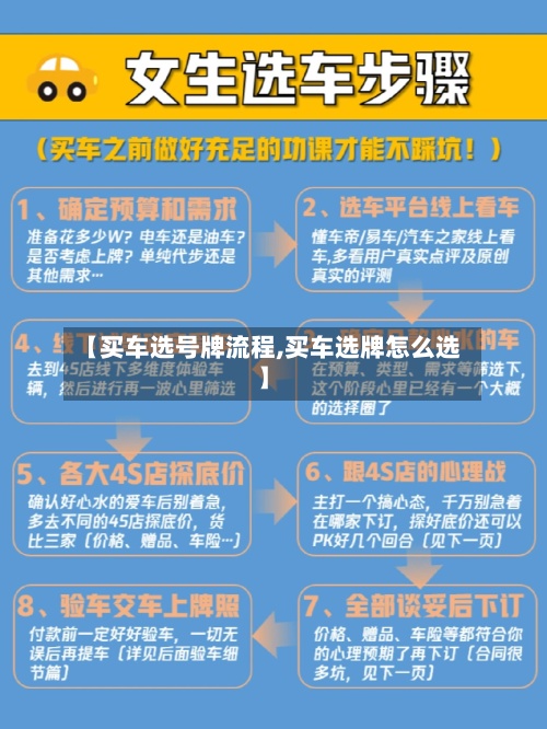 【买车选号牌流程,买车选牌怎么选】-第2张图片