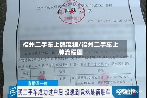 福州二手车上牌流程/福州二手车上牌流程图