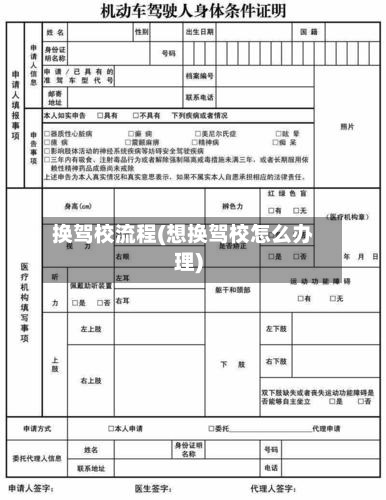 换驾校流程(想换驾校怎么办理)-第1张图片