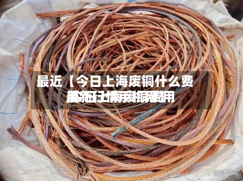 最近【今日上海废铜什么费用,今日上海废铜费用最新行情手机网】-第2张图片