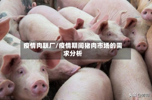 疫情肉联厂/疫情期间猪肉市场的需求分析-第3张图片