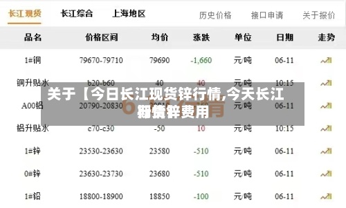 关于【今日长江现货锌行情,今天长江期货锌费用
行情】-第2张图片
