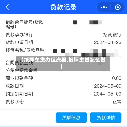 【抵押车贷办理流程,抵押车贷怎么做】-第3张图片