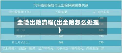 全险出险流程(出全险怎么处理)