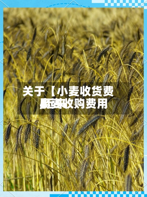 关于【小麦收货费用
,近来
小麦收购费用
】-第2张图片