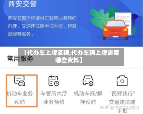 【代办车上牌流程,代办车辆上牌需要哪些资料】-第2张图片