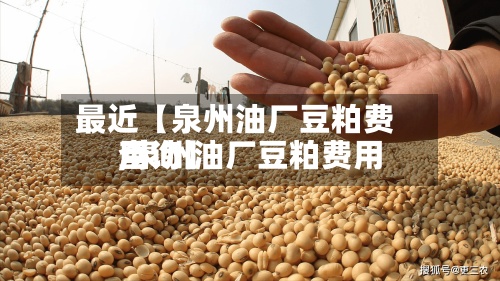 最近【泉州油厂豆粕费用
,泉州油厂豆粕费用
查询】