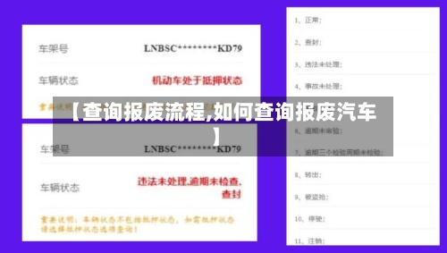 【查询报废流程,如何查询报废汽车】-第2张图片