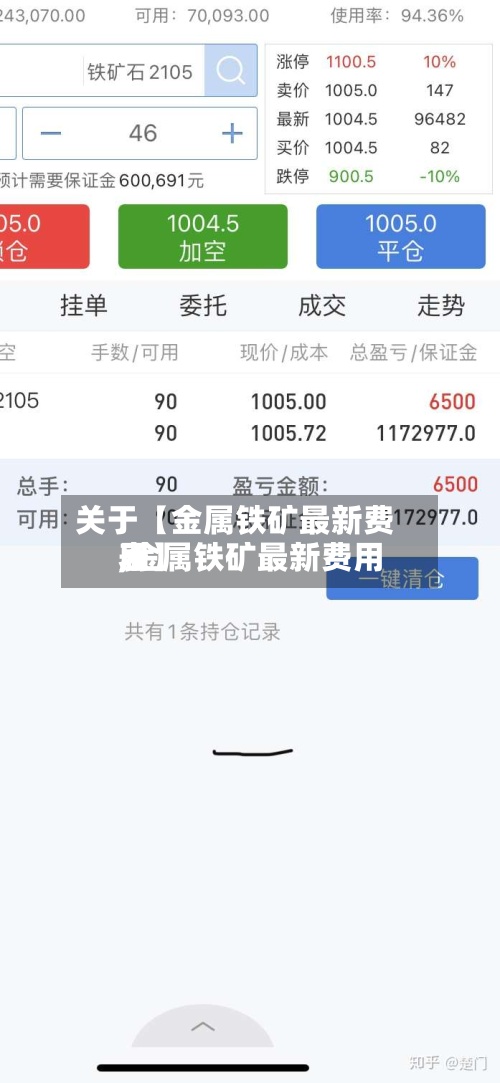 关于【金属铁矿最新费用
,金属铁矿最新费用
表】