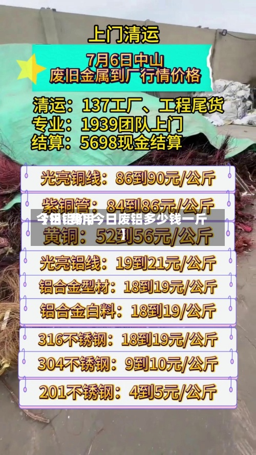 【铝錠费用今日铝价,今日废铝多少钱一斤】-第2张图片