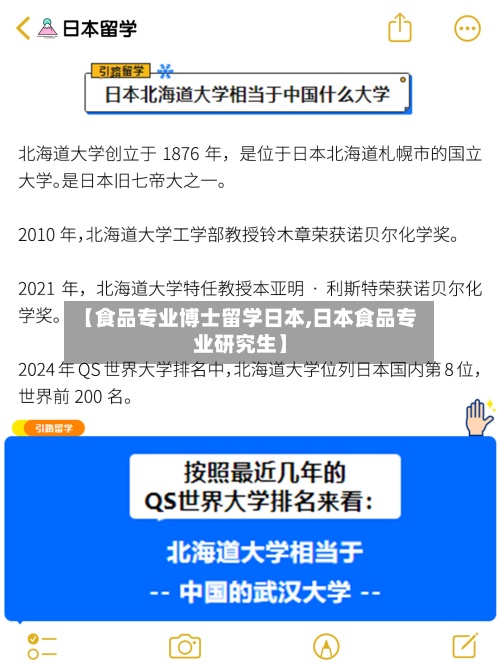 【食品专业博士留学日本,日本食品专业研究生】-第2张图片
