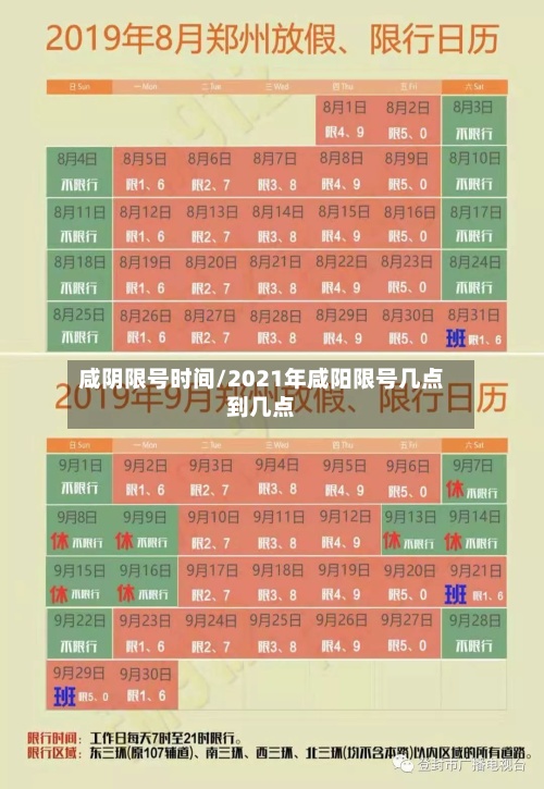 咸阴限号时间/2021年咸阳限号几点到几点-第3张图片