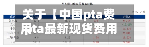 关于【中国pta费用,pta最新现货费用】
