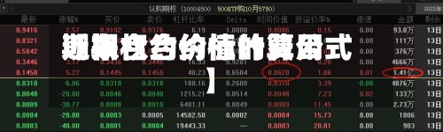 近来【期权合约标的费用期权合约价值计算公式】-第2张图片