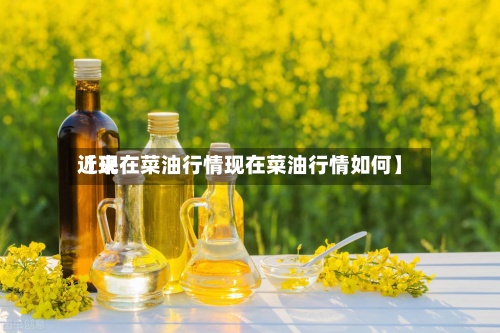 近来【现在菜油行情现在菜油行情如何】
