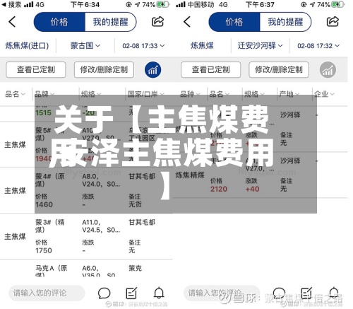 关于【主焦煤费用,安泽主焦煤费用】-第2张图片
