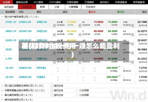 期货对冲出现费用差(期货对冲一亏一赚怎么能盈利)