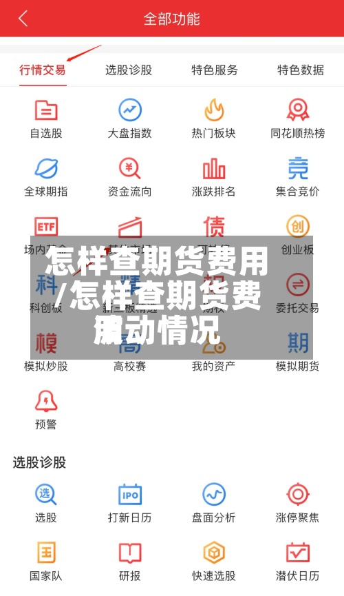 怎样查期货费用/怎样查期货费用波动情况