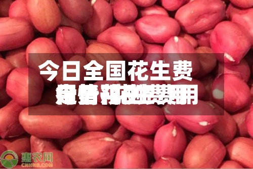 今日全国花生费用走势/花生费用今日花生费用行情预测-第2张图片
