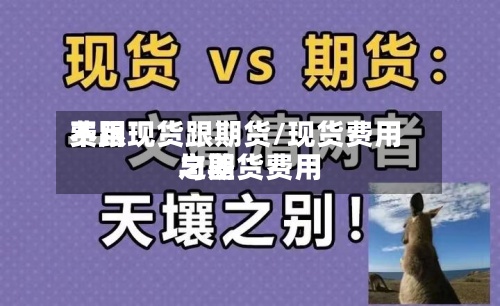 费用不跟现货跟期货/现货费用与期货费用之差