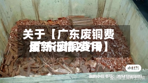关于【广东废铜费用,广东废铜费用最新行情2019】-第3张图片
