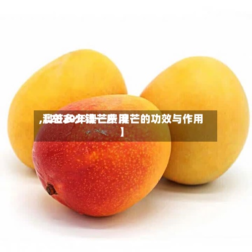 【2020年澳芒费用,澳芒多少钱一斤 澳芒的功效与作用】-第2张图片