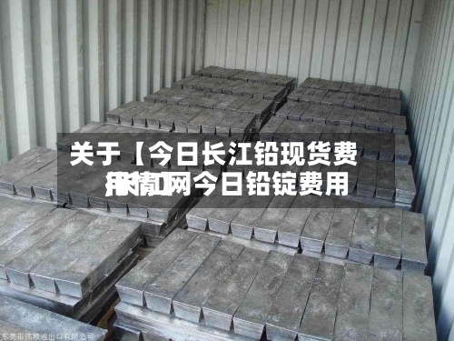 关于【今日长江铅现货费用,长江网今日铅锭费用行情】
