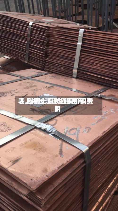 【上海长江现货铜费用表,我要上海长江铜价铜费用】
