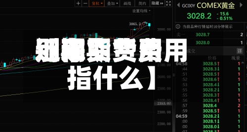 近来【期货费用别称期货费用指什么】