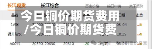 今日铜价期货费用/今日铜价期货费用最新行情