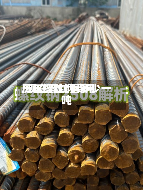 历年缧纹钢费用/现在缧纹钢多少一吨