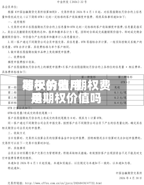 期权的费用等于价值/期权费用是期权价值吗-第3张图片