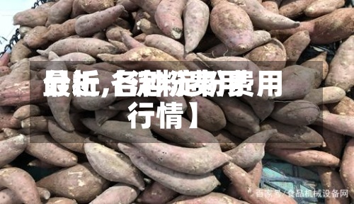 最近【淀粉费用分析,各种淀粉费用行情】-第2张图片