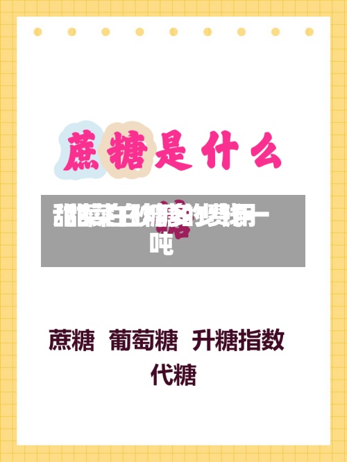 甜菜白砂糖的费用/甜菜白糖多少钱一吨