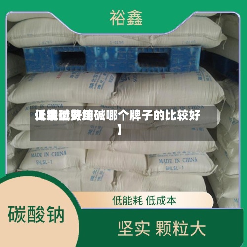近来【纯碱费用低质量好纯碱哪个牌子的比较好】-第2张图片