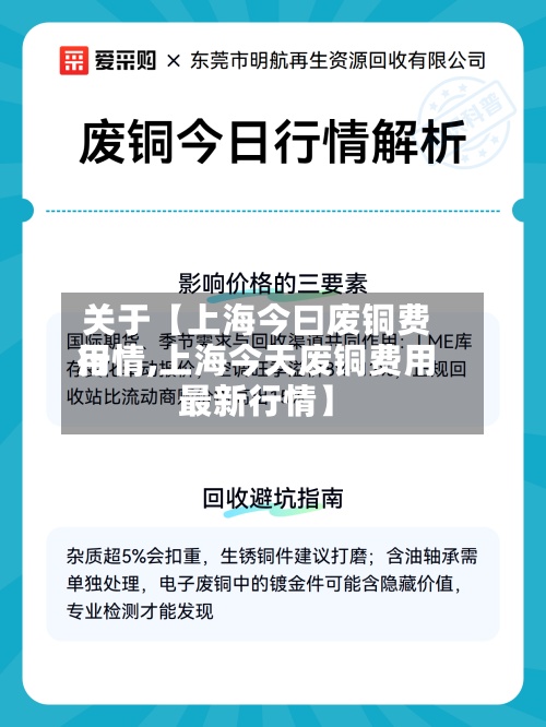 关于【上海今曰废铜费用行情,上海今天废铜费用最新行情】-第2张图片
