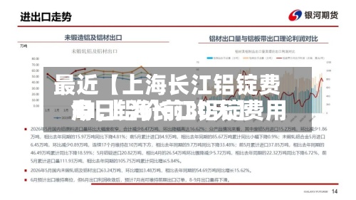 最近【上海长江铝锭费用11,上海长江铝锭费用今日铝价前30天】