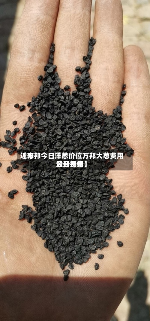 近来
【万邦今日洋葱价位万邦大葱费用
今日费用
最新行情】