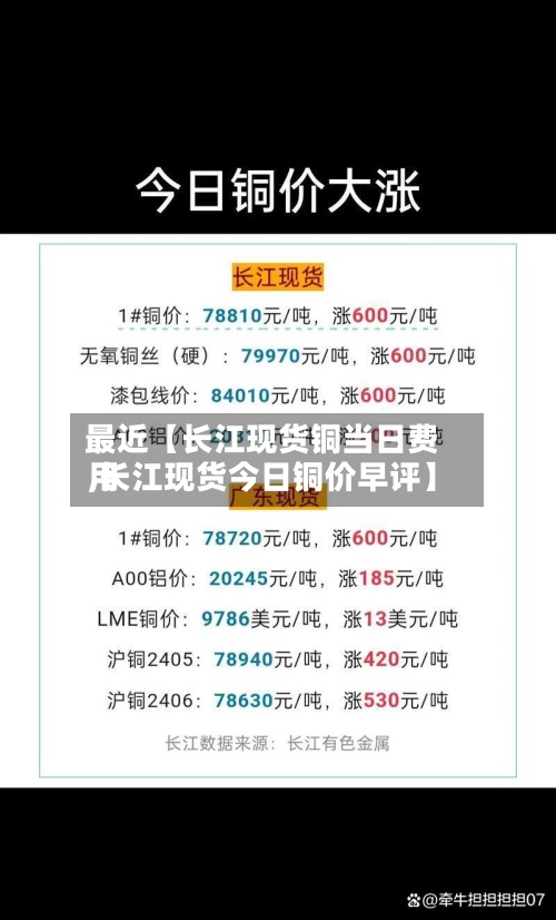 最近【长江现货铜当日费用
,长江现货今日铜价早评】-第2张图片