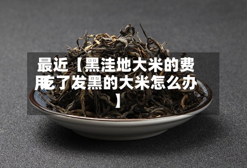 最近【黑洼地大米的费用
,吃了发黑的大米怎么办】