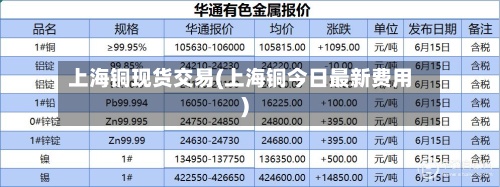 上海铜现货交易(上海铜今日最新费用
)-第3张图片