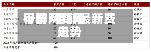 甲醇网费用行情/甲醇最新费用走势-第2张图片