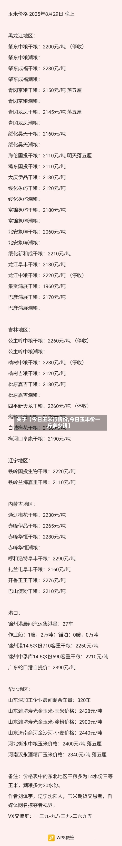 关于【今日玉米行情价,今日玉米价一斤多少钱】-第2张图片