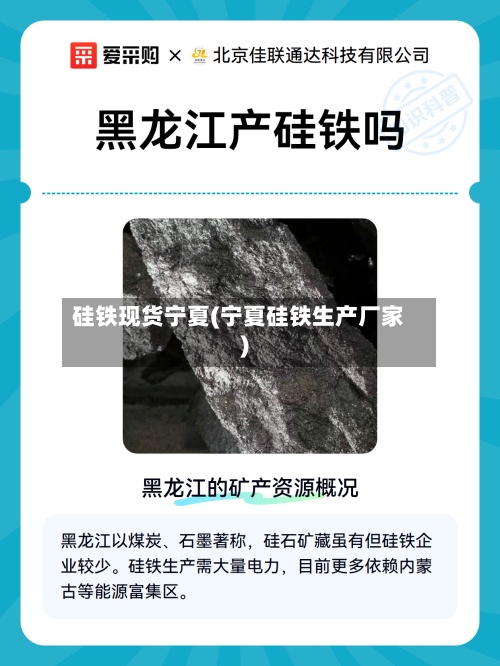 硅铁现货宁夏(宁夏硅铁生产厂家)-第2张图片