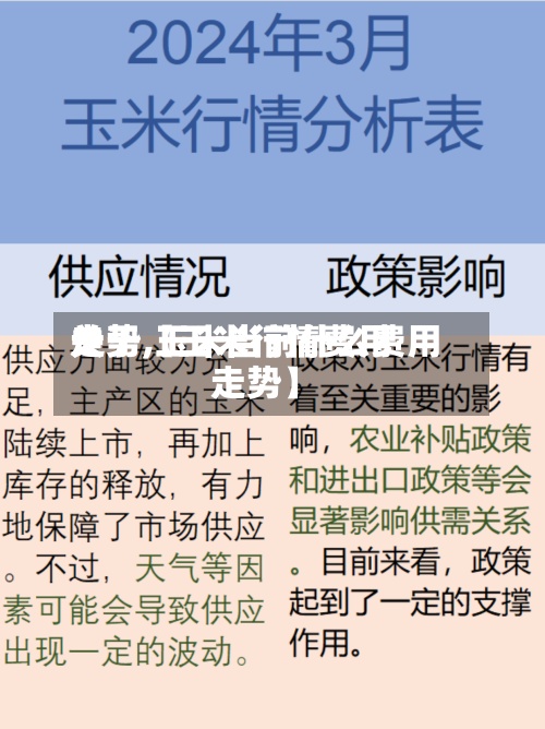 关于【玉米行情费用
走势,玉米当前什么费用
走势】-第2张图片