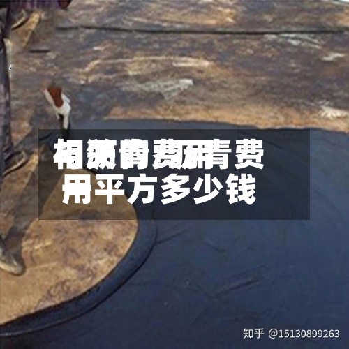 与沥青费用相关的/沥青费用一平方多少钱-第2张图片