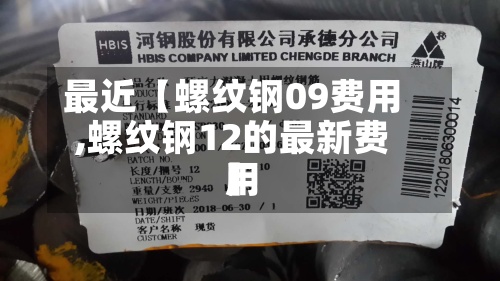 最近【螺纹钢09费用,螺纹钢12的最新费用】