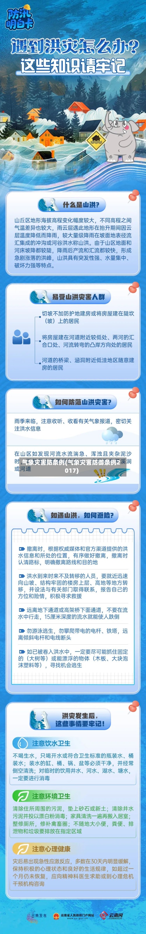 气象灾害防条例(气象灾害防御条例2017)
