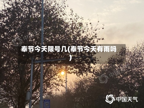 奉节今天限号几(奉节今天有雨吗)